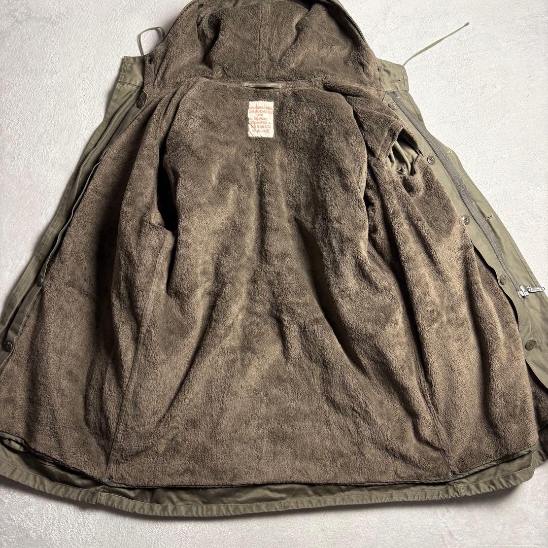 90s ドイツ軍　モッズコート　ロングフィールドパーカー　ボアライナー付き