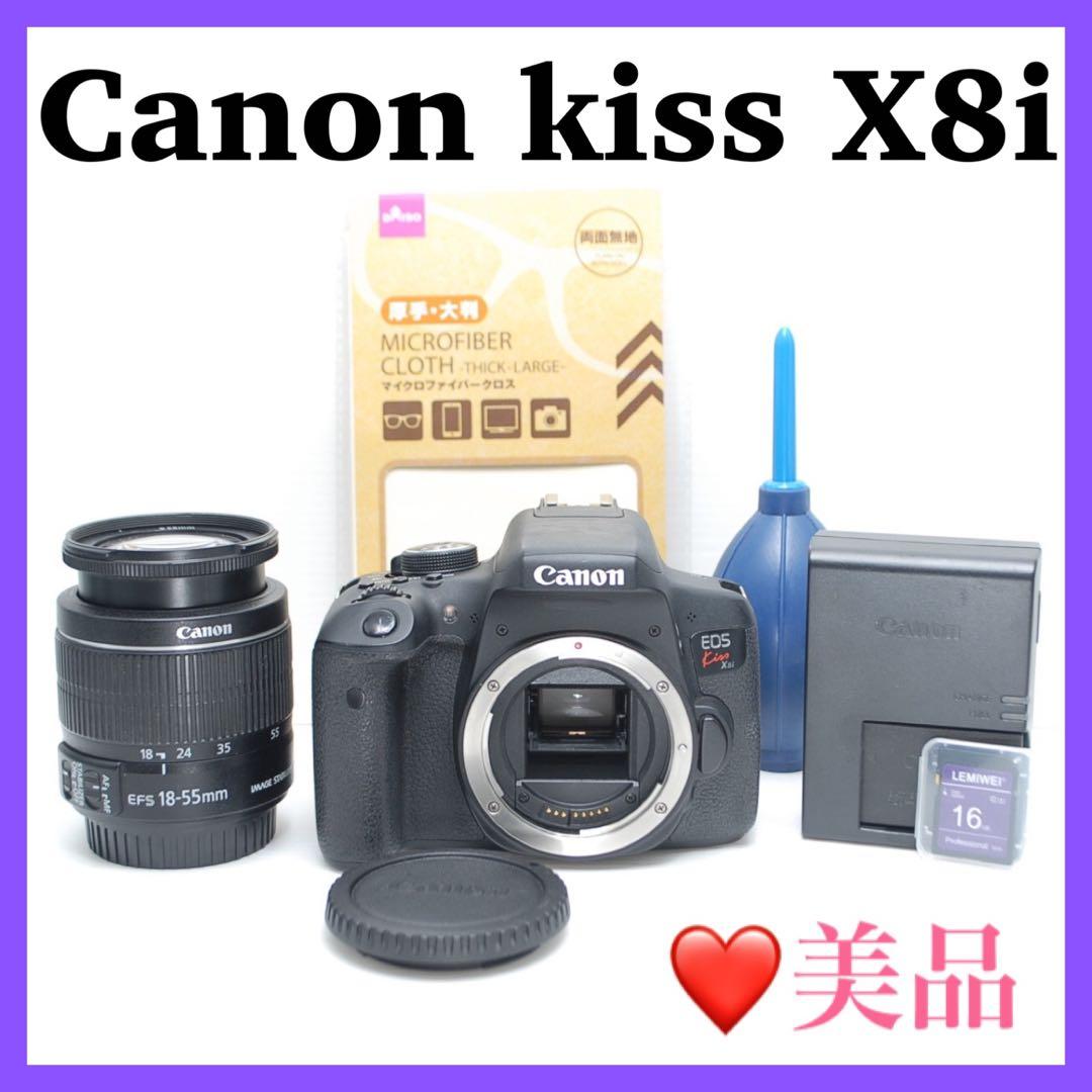 ✨Canon kiss X8i✨キャノン タッチ操作で扱いやすい 美品