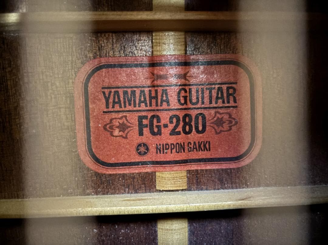 ヤマハ YAMAHA アコースティックギター FG-280 赤ラベル（レア）