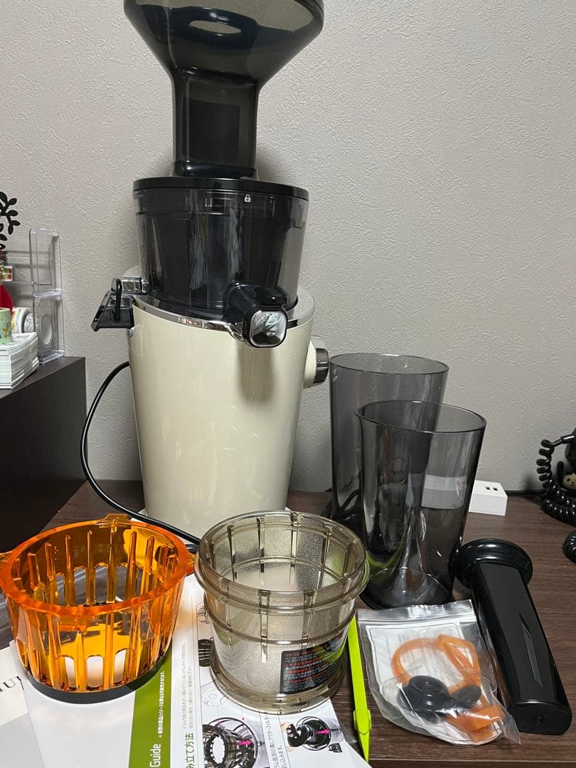 【公式限定／使用3回のみ美品】ヒューロム スロージューサー H-100S 完品