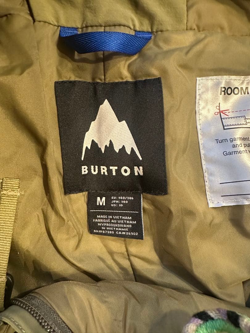 BURTON スノーボードウェア キッズ　上下