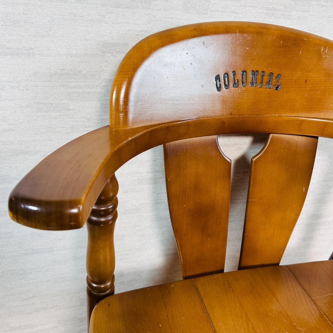 karimoku カリモク コロニアル ダイニングチェア 肘掛けアーム付き 1脚