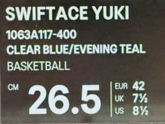 asics SWIFTACE YUKI 河村勇輝 26.5 バッシュ バスケット