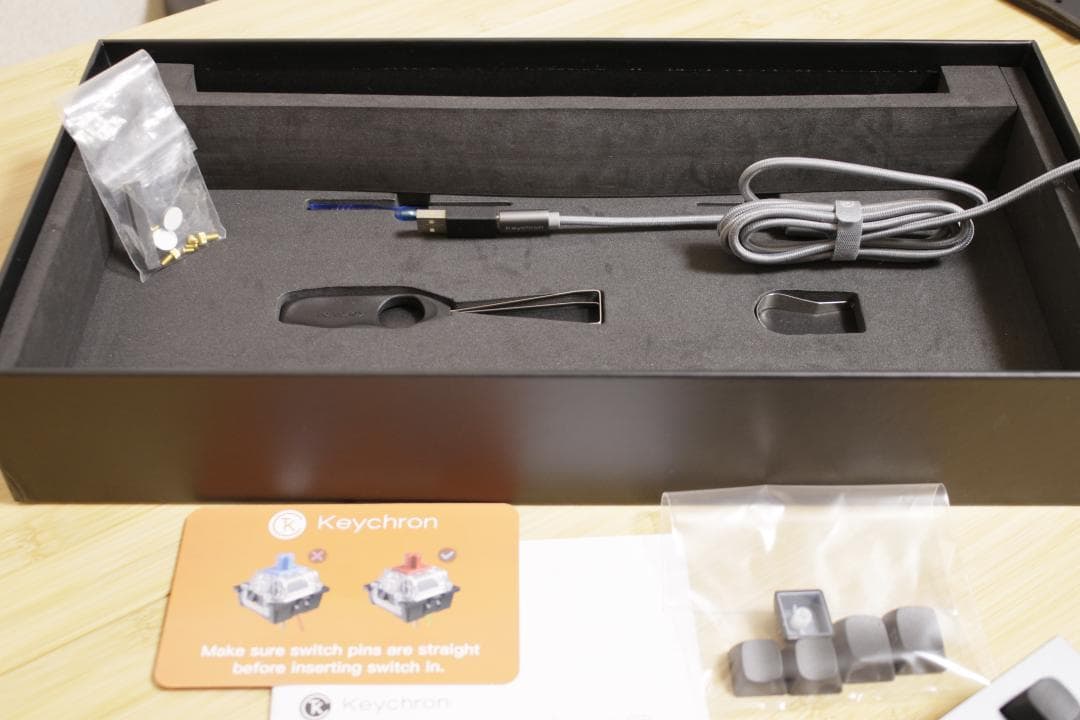 【Keychron】Q10 QMK/VIA キーボード US配列 シルバー