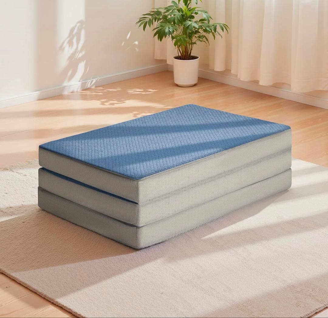 三つ折りダブルマットレス