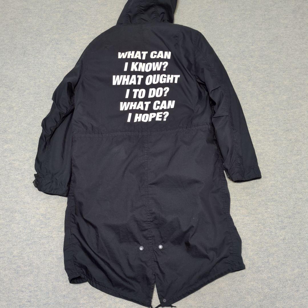 uniform experiment×ALPHA M-51モッズコート 黒 XL