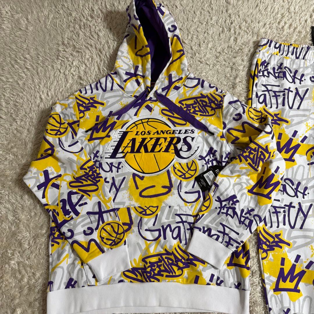 タグ付き美品NBA公式 FISLL レイカーズ LA Lakers セットアップ