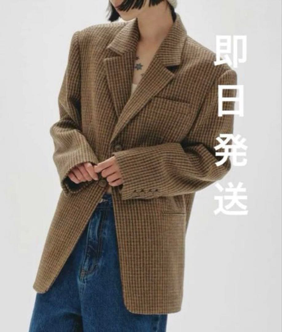 ジャケット・アウター TODAYFUL Wool 100% Check Jacket