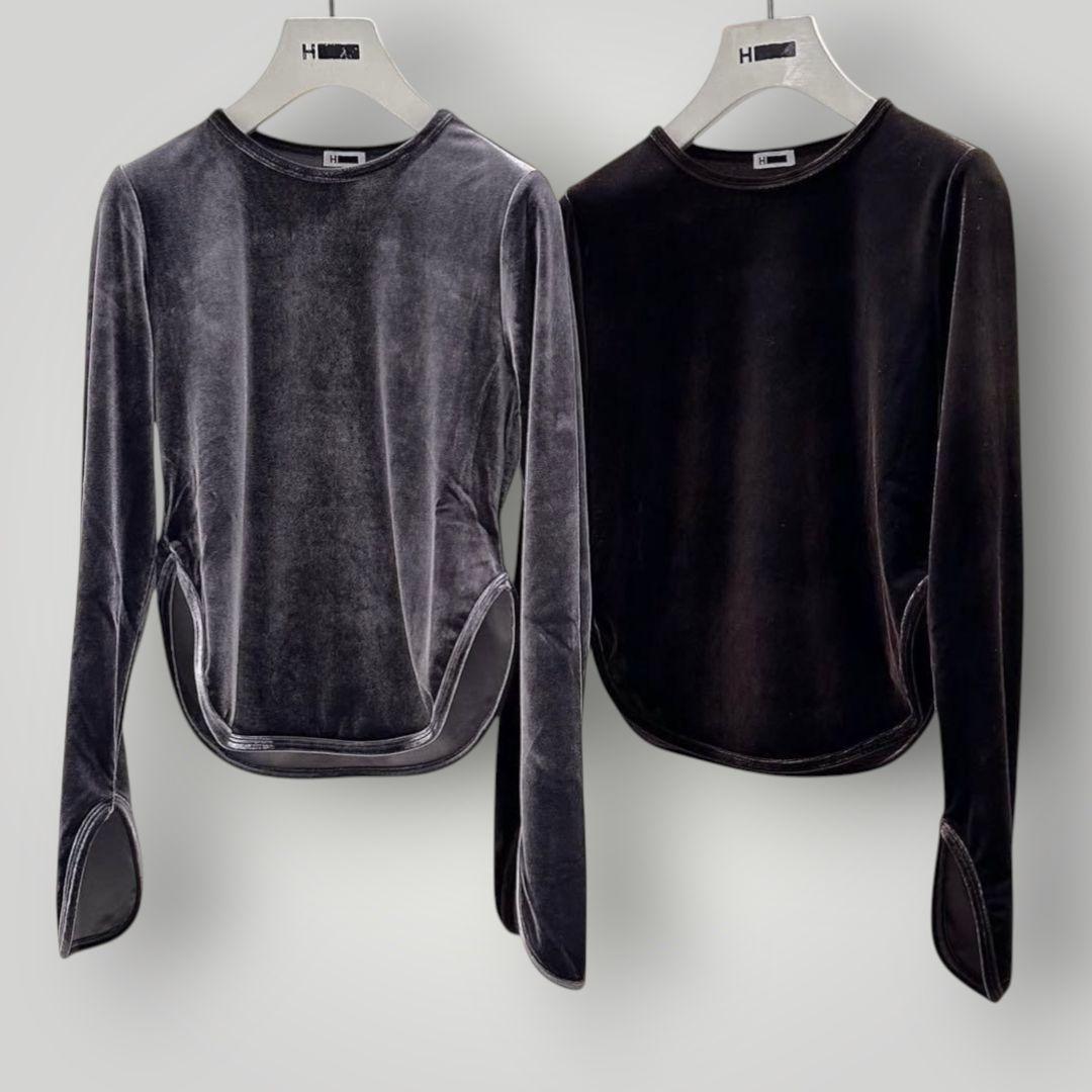 ちょ子様 H ビューティー&ユース ストレッチ ベロアロングスリーブプルオーバー