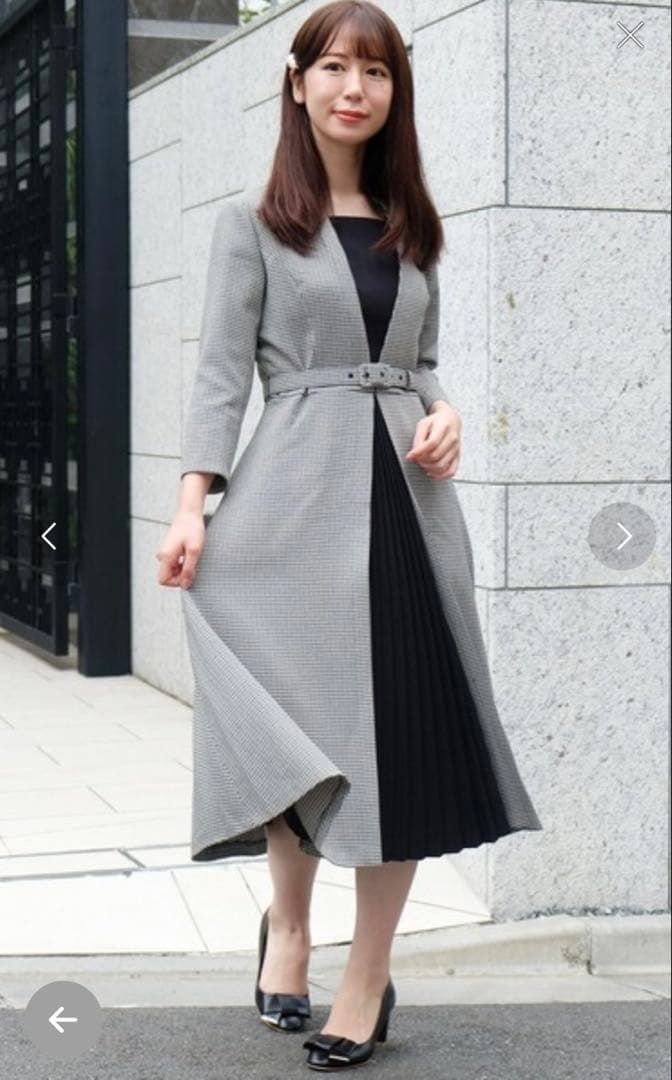 【クリーニング済】ストロベリーフィールズワンピースセンタープリーツ完売カラー