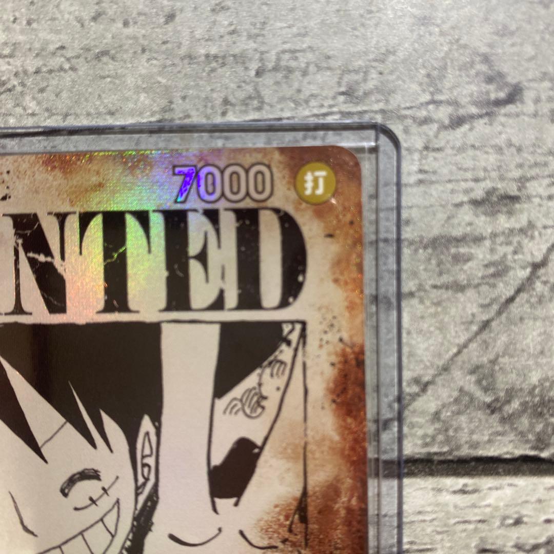 ワンピース カードゲーム モンキー・D・ルフィ 手配書　SP