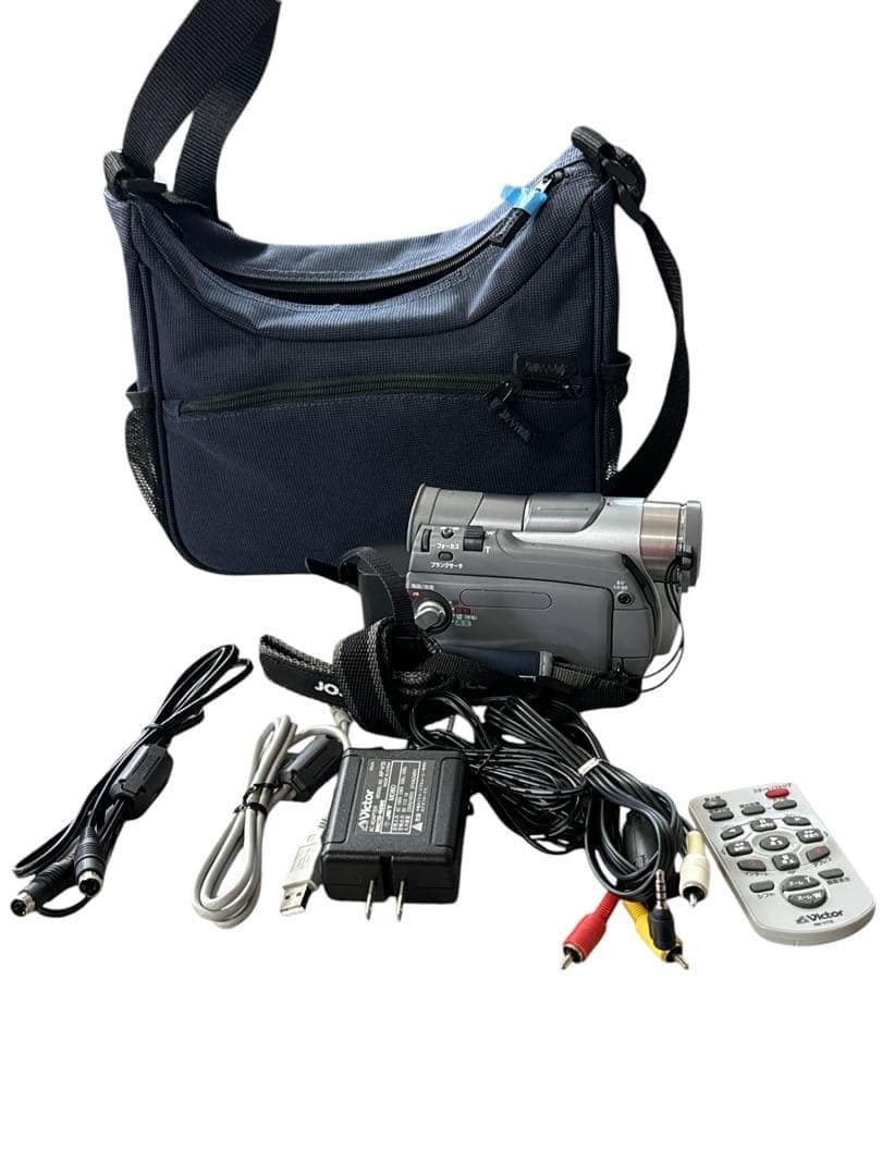 【美品】Victor デジタルビデオカメラ GR-D50K 200倍 動作品