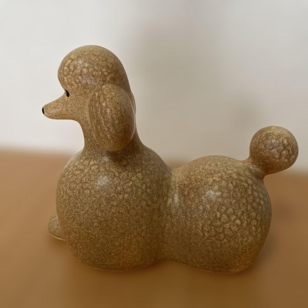 【美品】リサラーソン プードル ブラウン