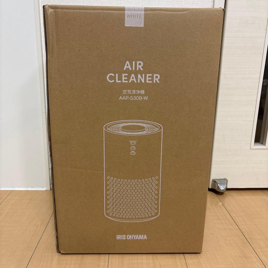 IRIS OHYAMA 空気清浄機 AAR-S30B-W ホワイト