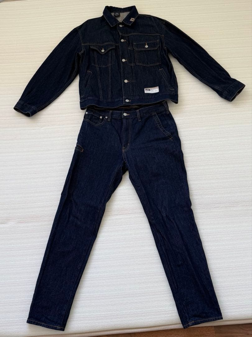 ミハラヤスヒロGUコラボレーションデニムジャケット パンツセット 上下セット