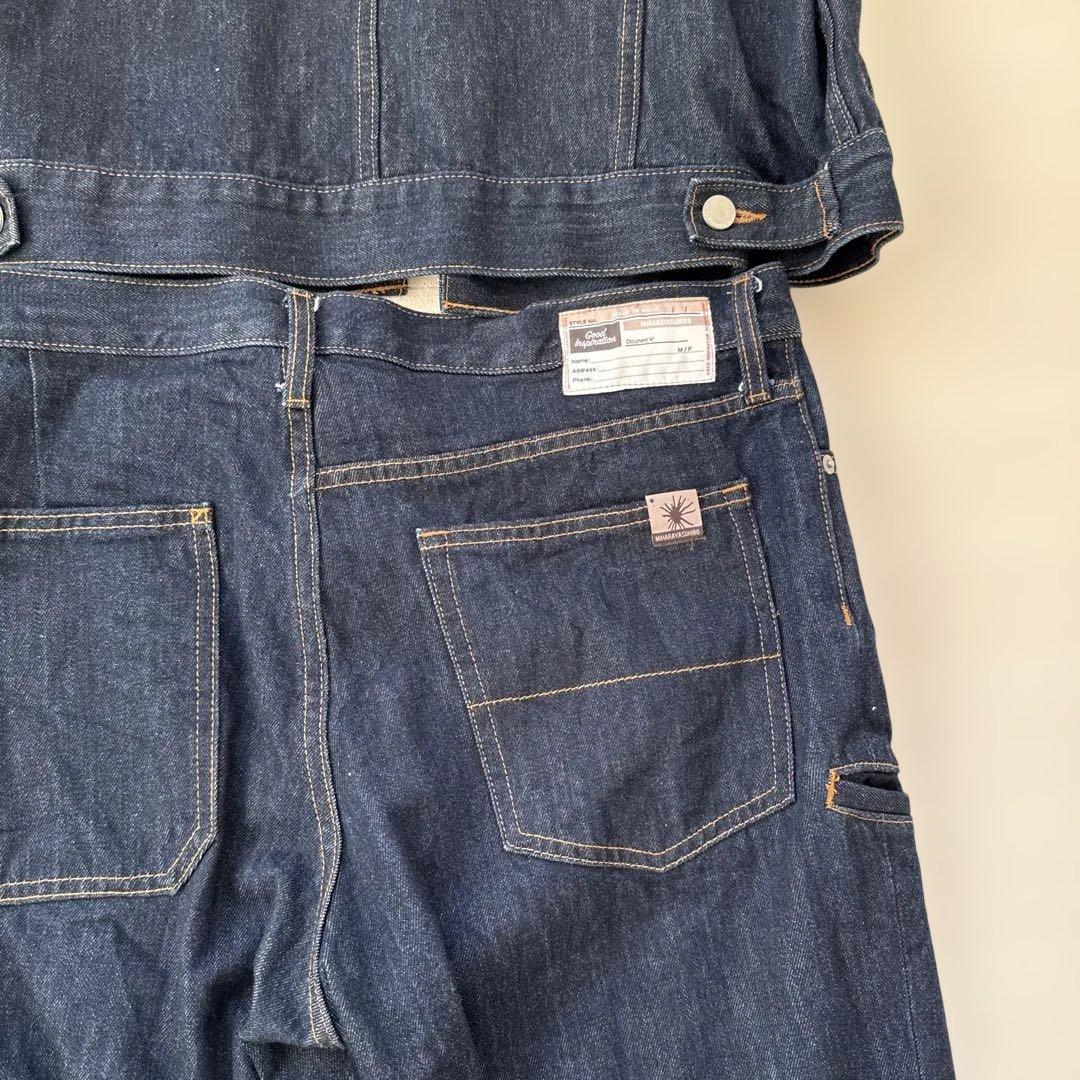 ミハラヤスヒロGUコラボレーションデニムジャケット パンツセット 上下セット