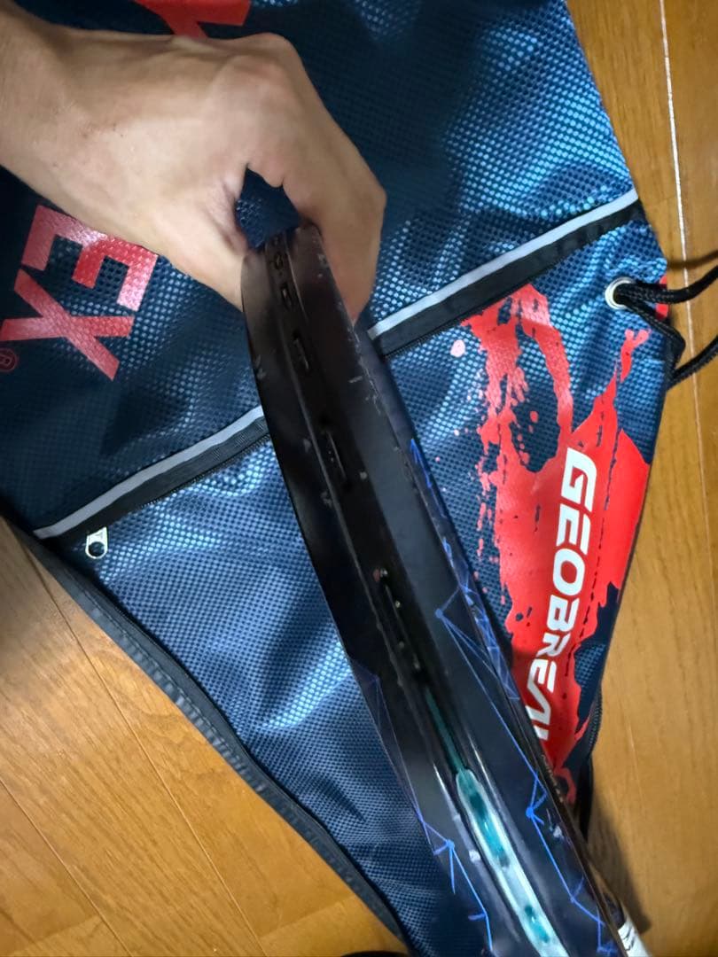 ソフトテニスラケットGEOBREAK 80s ジオブレイク80s ネイビーUL0