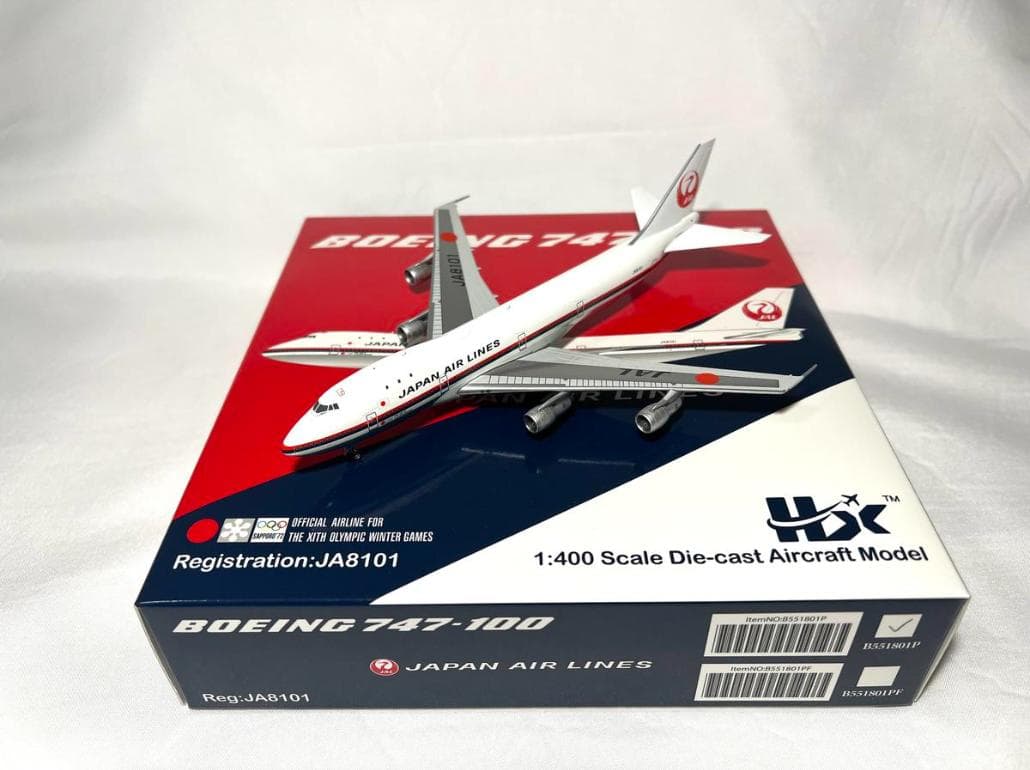 HX Models 日本航空 JAL 1:400 B747-100 JA8101