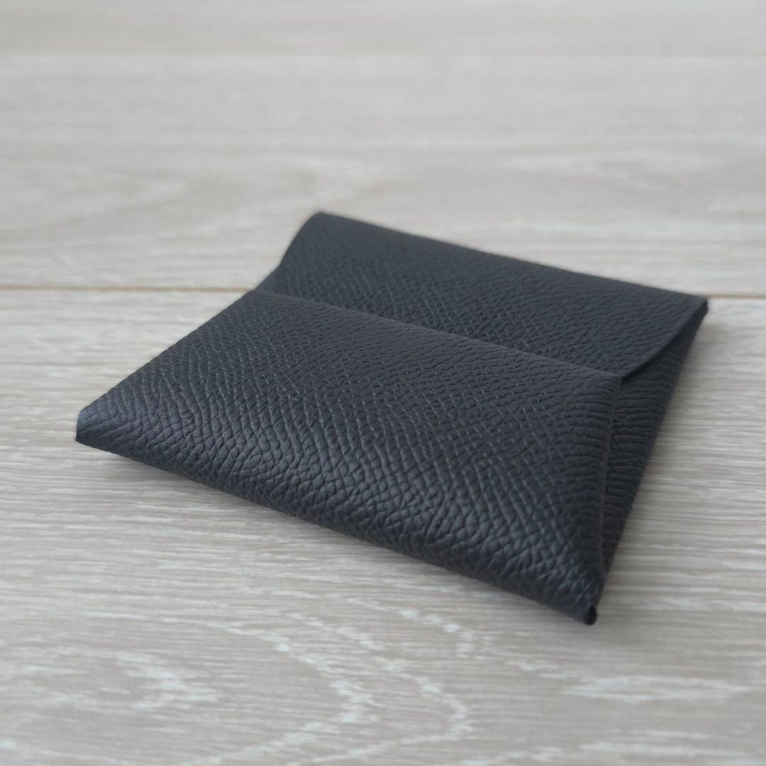 未使用【エルメス】バスティア　ダークブロンズ　エプソン　ケース