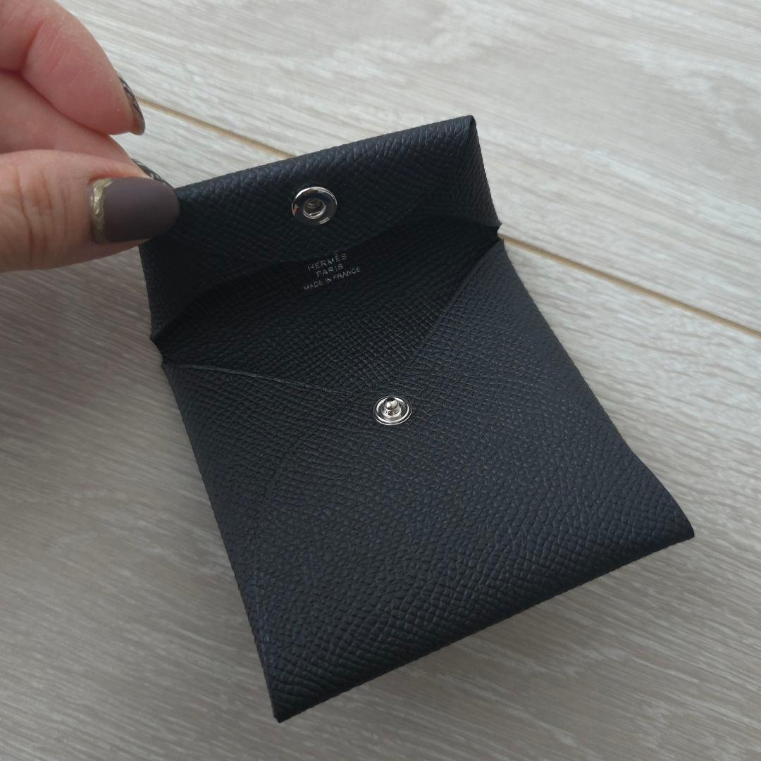 未使用【エルメス】バスティア　ダークブロンズ　エプソン　ケース