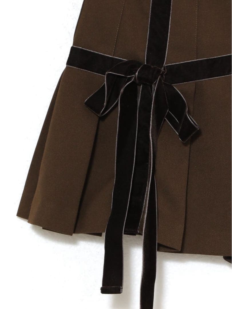 Mサイズ andmary Valentine ribbon mini skirt