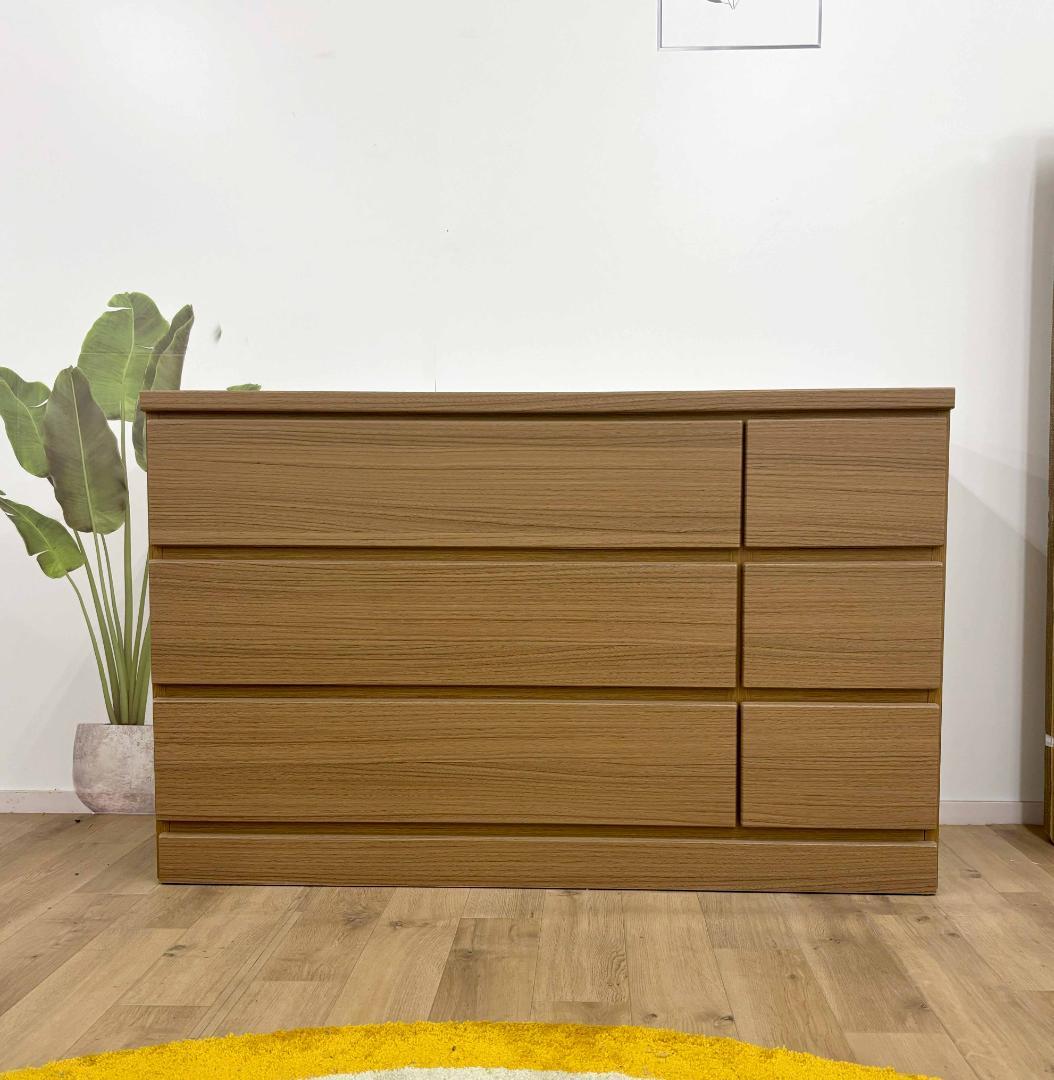 幅120 チェスト・ローチェスト タンス 箪笥 完成品 木製　アウトレット