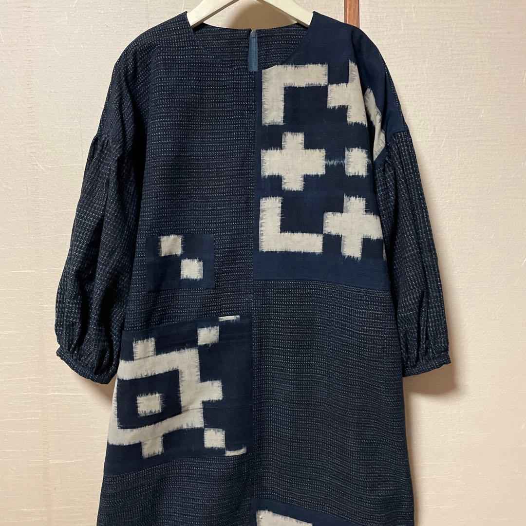 新春　お値下げ　本場久留米絣と型染め絣のコラボ