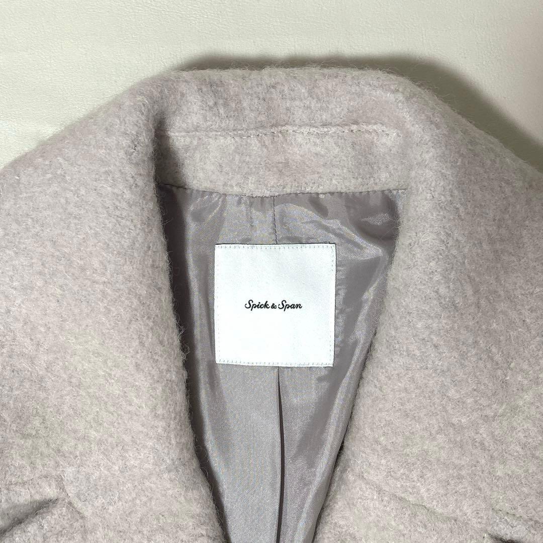 新品タグ付！Spick & Span ミドルシャギーコート36