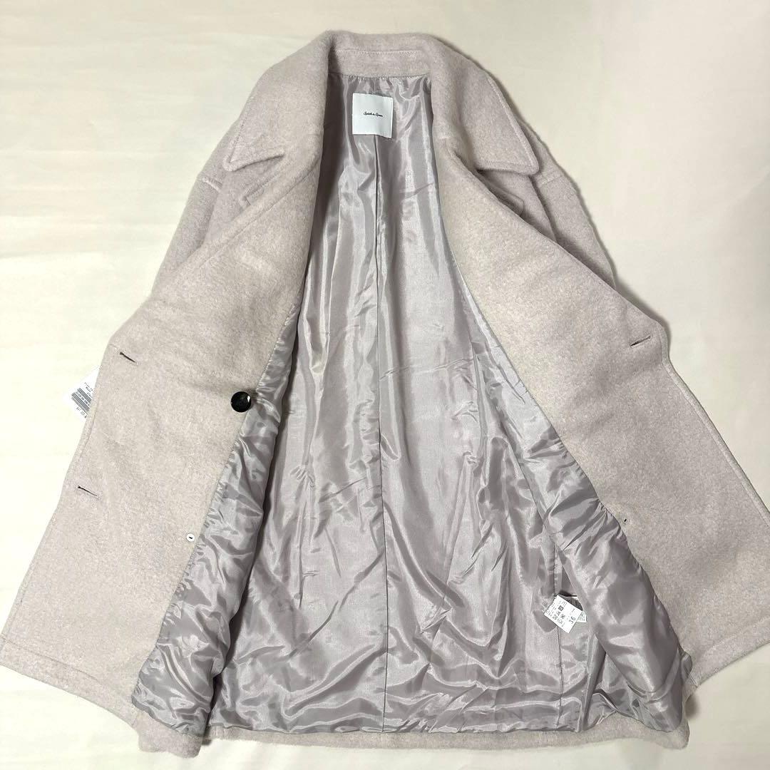 新品タグ付！Spick & Span ミドルシャギーコート36