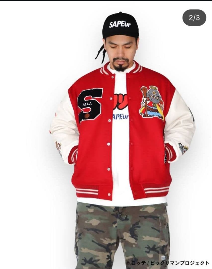 SAPEur サプール×ビックリマン スタジャン サイズXL 新品未使用