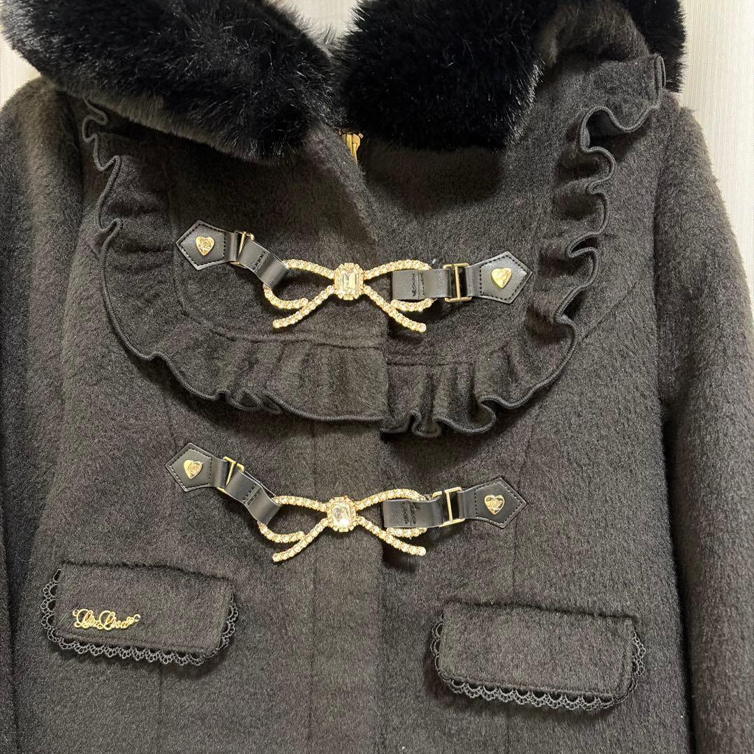 リズリサ　ビジューリボンショートフードコート