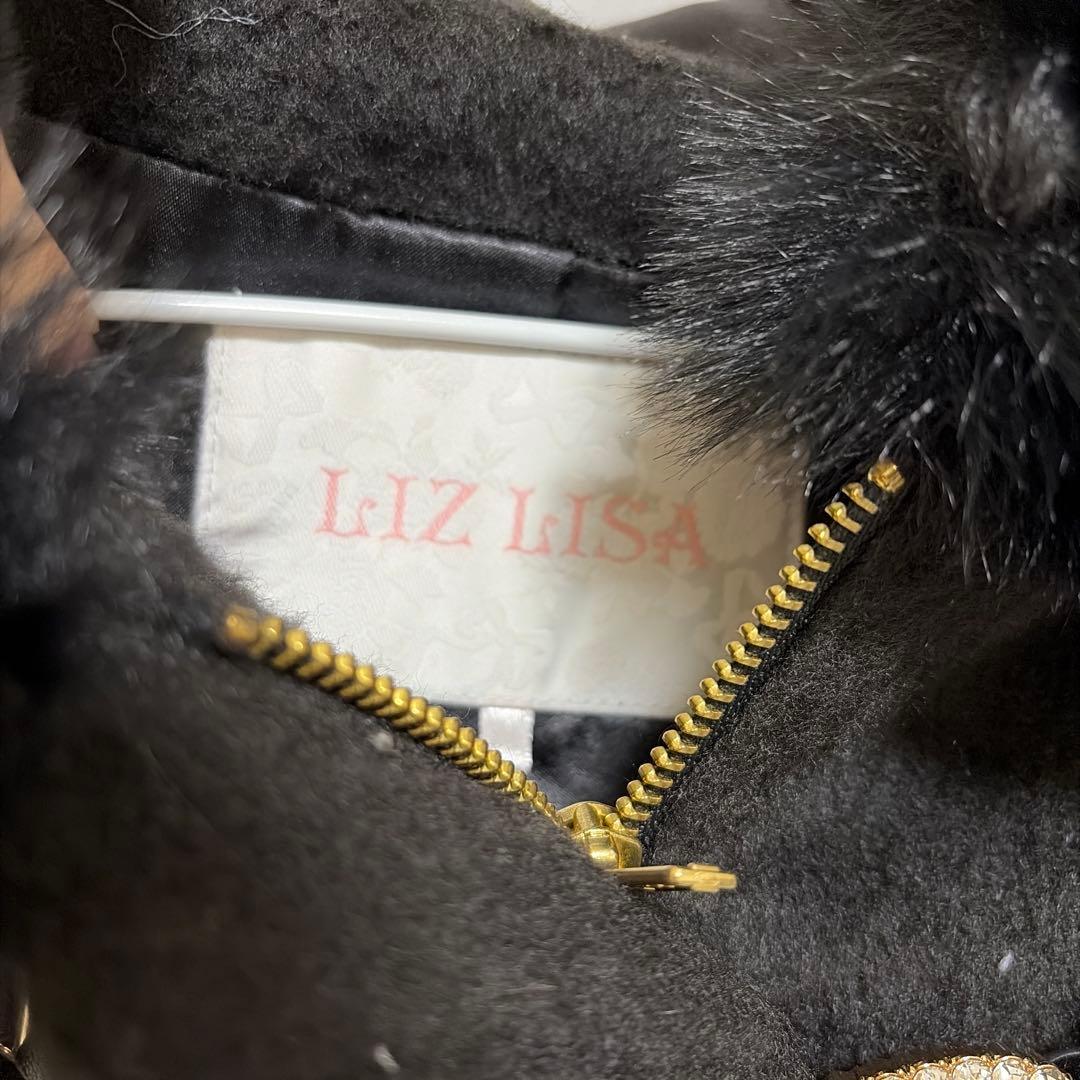 リズリサ　ビジューリボンショートフードコート