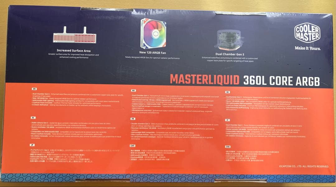 【新品・未使用】 Cooler Master MasterLiquid 360L