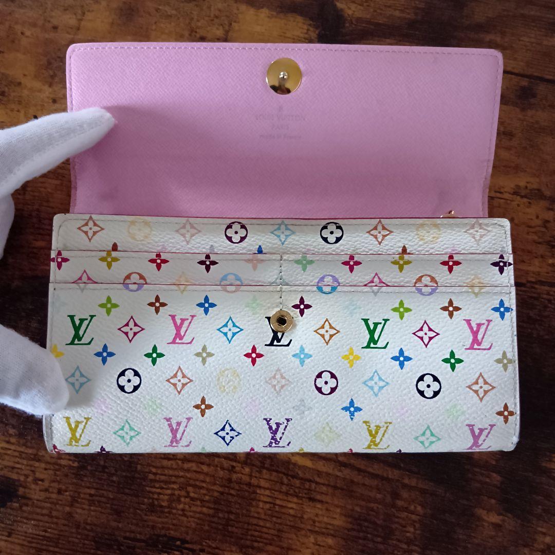 ルイヴィトン マルチカラー ポルトフォイユ サラ 長財布