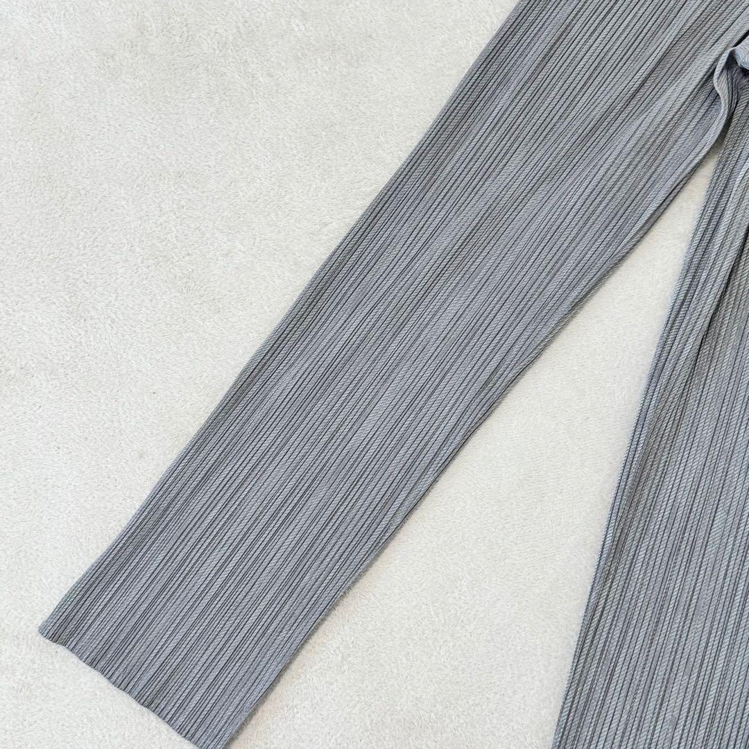 美品✨PLEATS PLEASE プリーツ　グレー　ボトムス　サイズ1