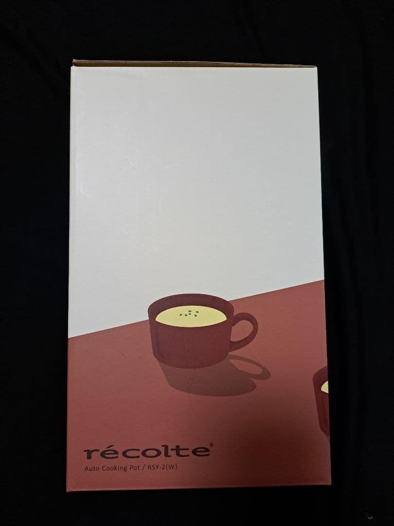 【新品未開封/匿名配送】レコルテ 自動調理ポット RSY-2 クリームホワイト