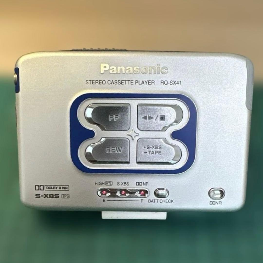 【極美DE修復品】Panasonic カセットプレーヤー RQ-SX41