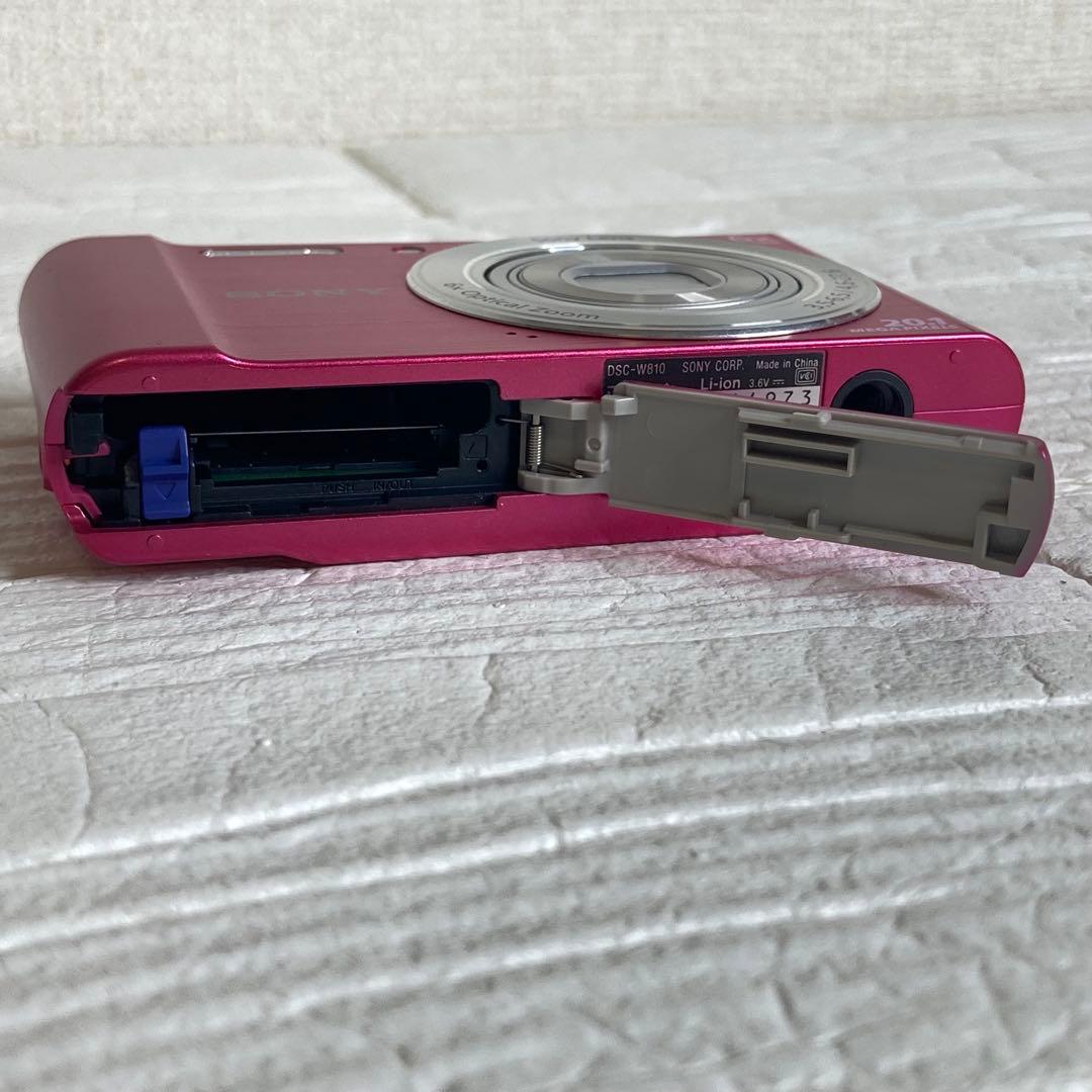 SONY デジカメ Cyber-shot DSC-W810 ピンク 動作品