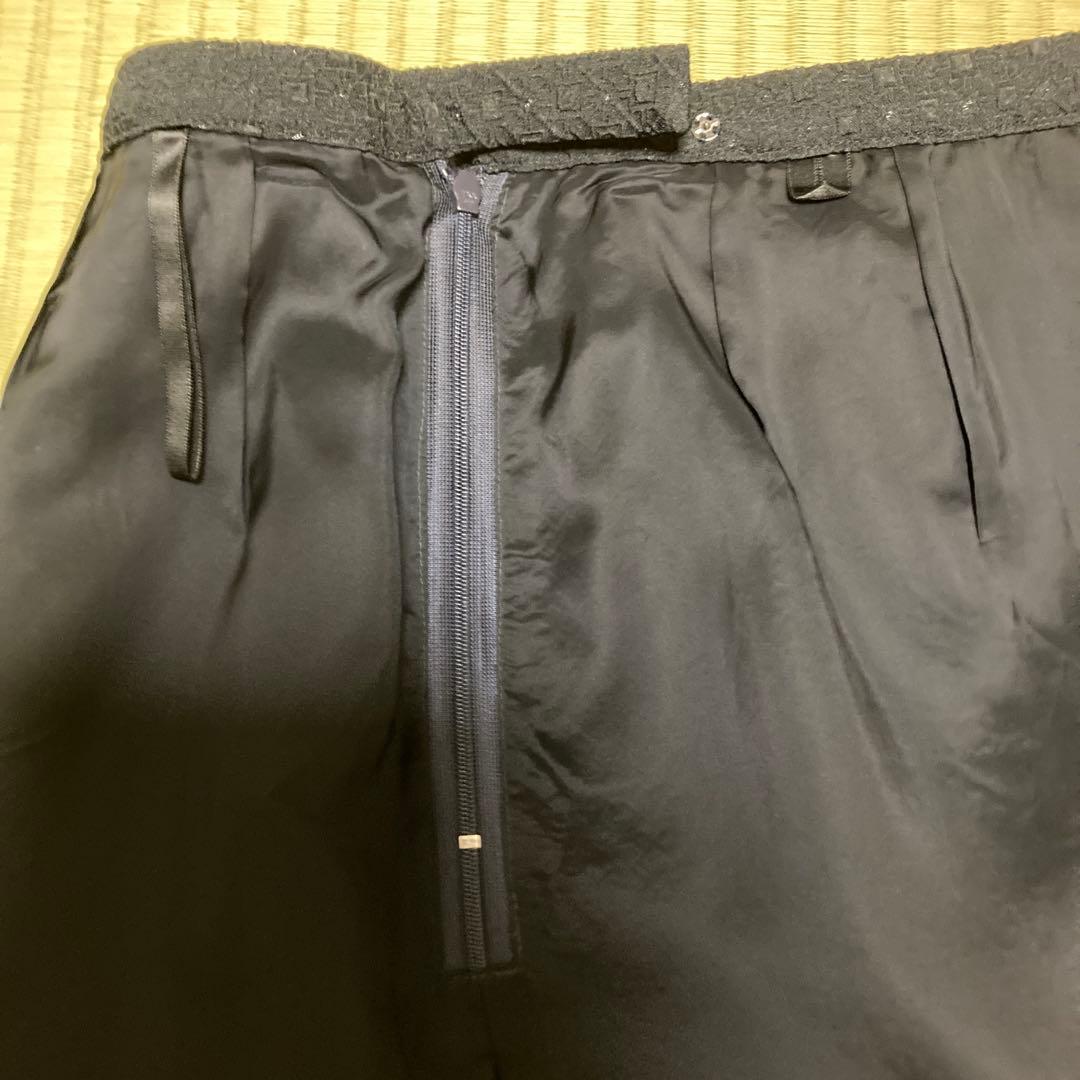 Leilian レリアン ネイビー 紺 スカートスーツ　上下セット　13＋号