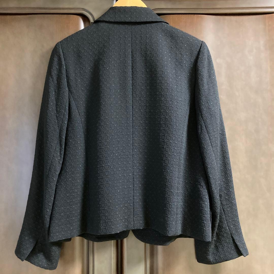 Leilian レリアン ネイビー 紺 スカートスーツ　上下セット　13＋号