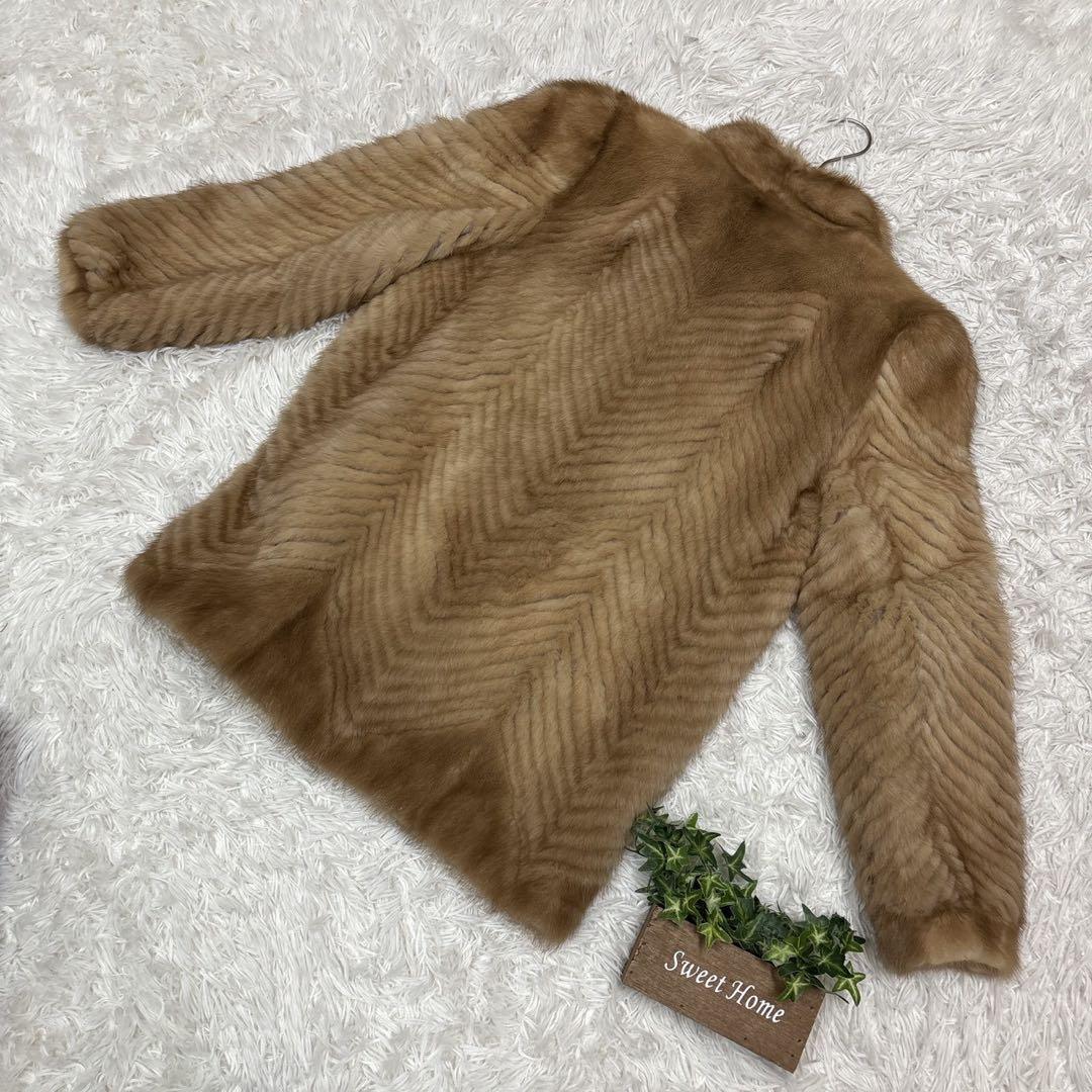 【SAGA FOX】サガミンク ファーコート フォックス リアルファー (L)