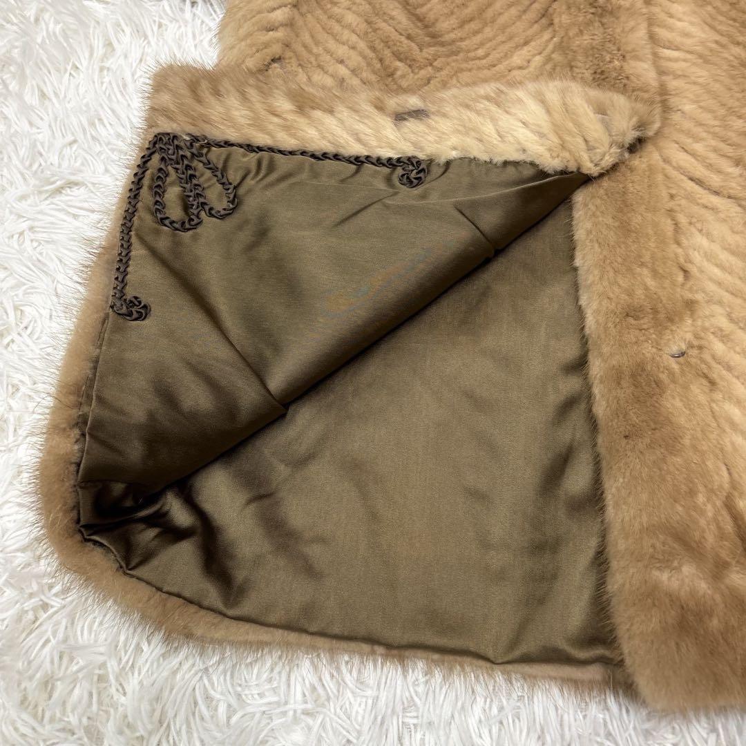 【SAGA FOX】サガミンク ファーコート フォックス リアルファー (L)