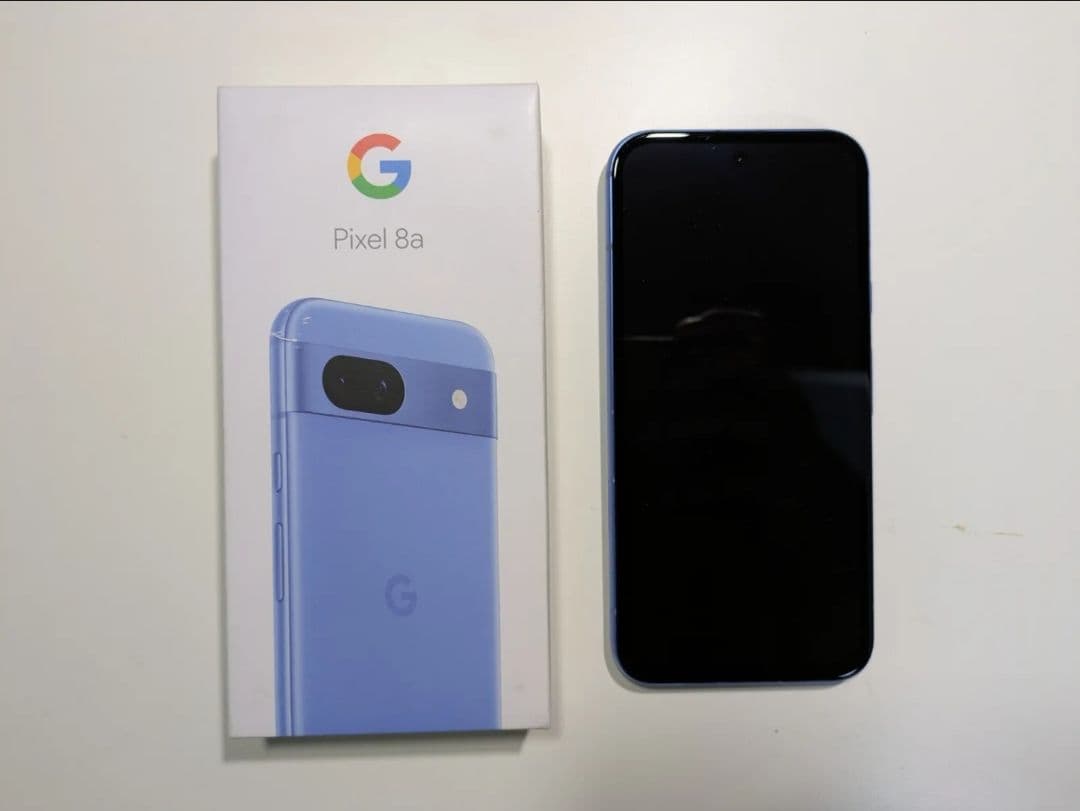 Google Pixel 8a 青 本体 SiMフリー【美品】付属品あり