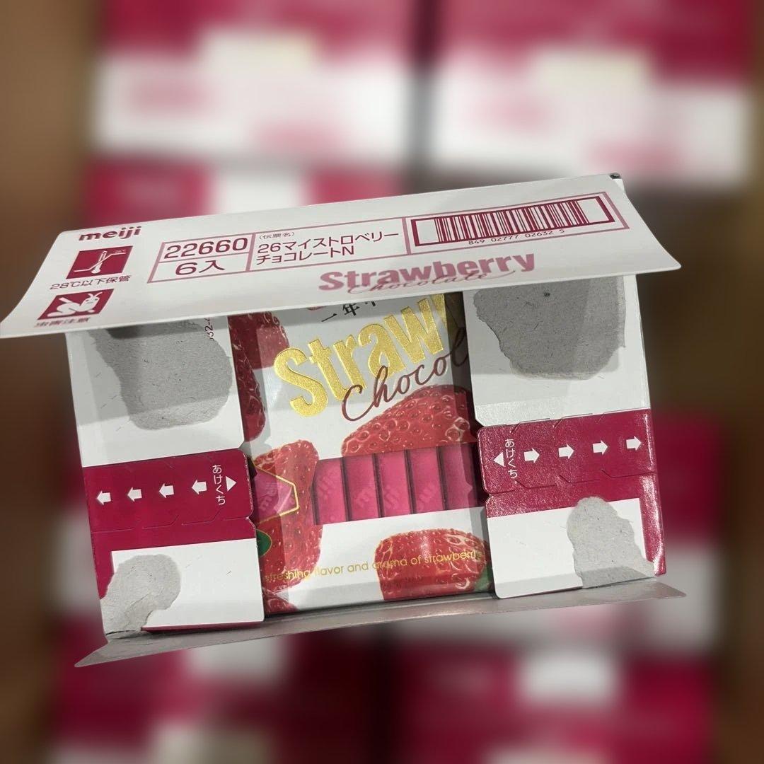 明治ストロベリーチョコレート48箱