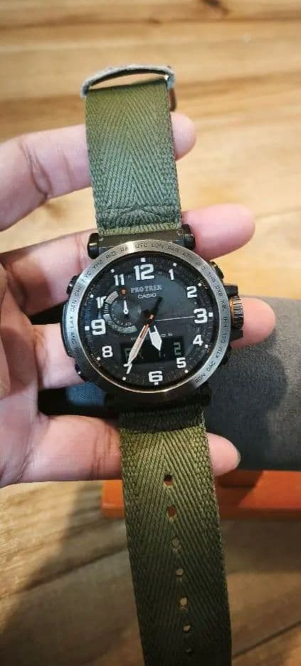 PRO TREK カーキグリーンPRW-6600YB-3JF