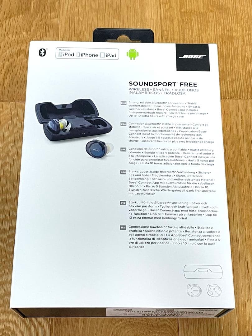 新品未使用❗️Bose SoundSport Freeワイヤレスイヤホン ネイビー