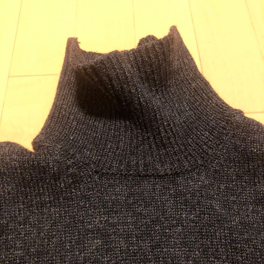 90s COMME des GARÇONS タートルネックセーター ダークグレー