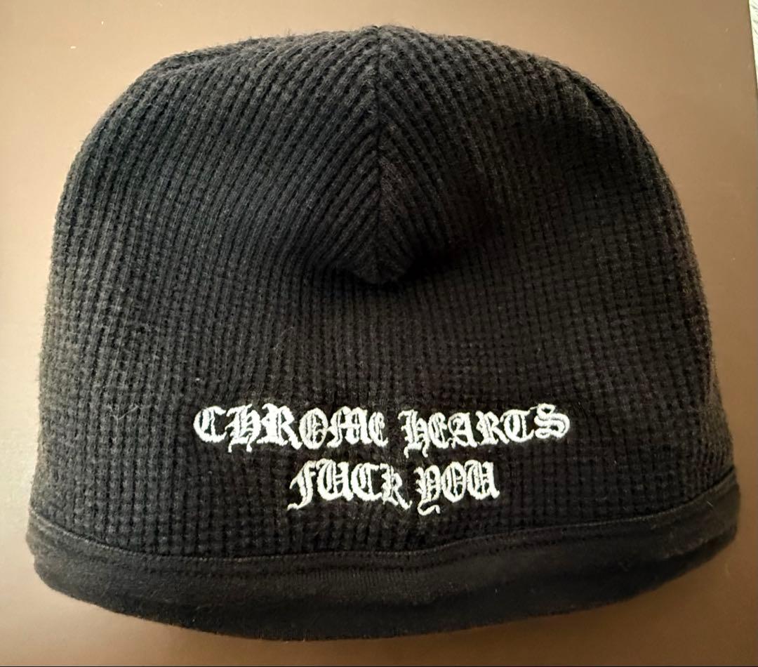 CHROME HEARTS ブラックニット帽