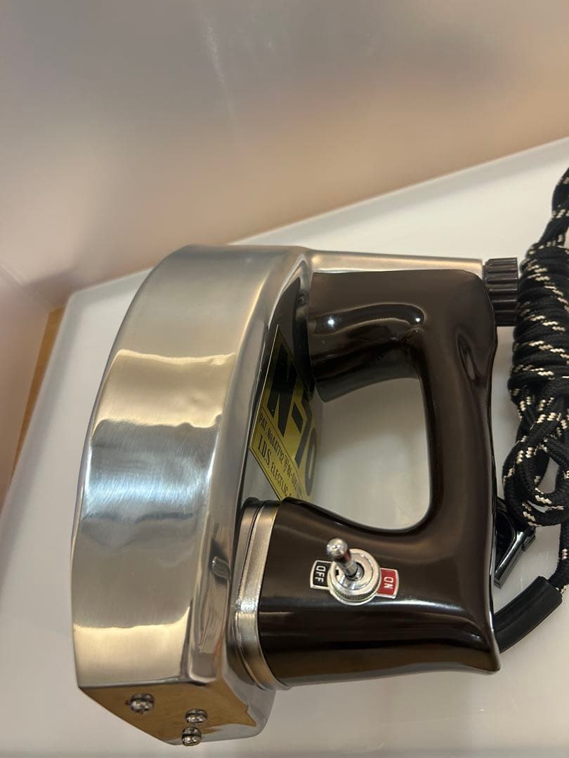 【新品未使用・昭和レトロ】編物仕上用N-70 アイロン 分散式