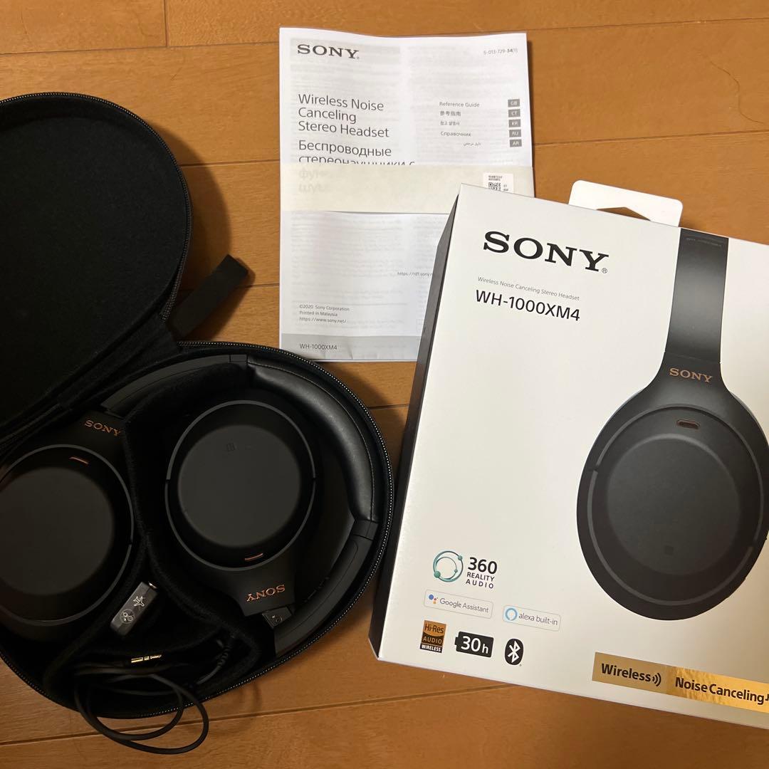 SONY WH-1000XM4ワイヤレスヘッドホン